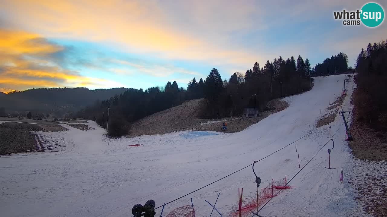 Webcam Smučišče Senožeta – Ski Resort Live View near Bohinj