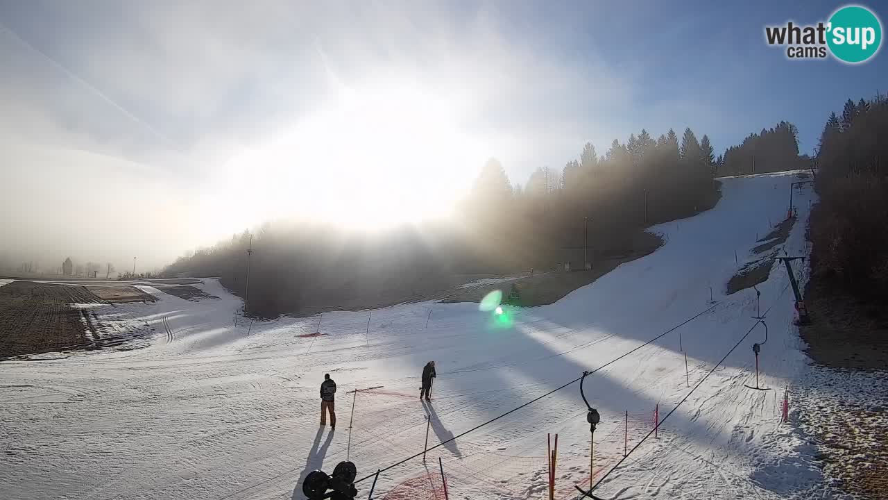 Webcam Smučišče Senožeta – Station de ski à Srednja Vas près de Bohinj