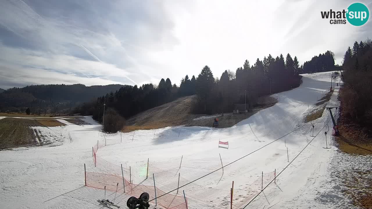Webcam Smučišče Senožeta – Station de ski à Srednja Vas près de Bohinj