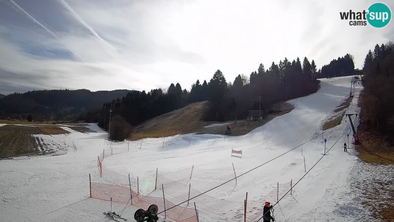 Webcam Smučišče Senožeta – Ski Resort Live View near Bohinj