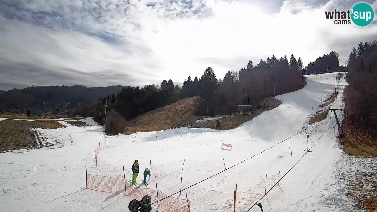Webcam Smučišče Senožeta – Station de ski à Srednja Vas près de Bohinj