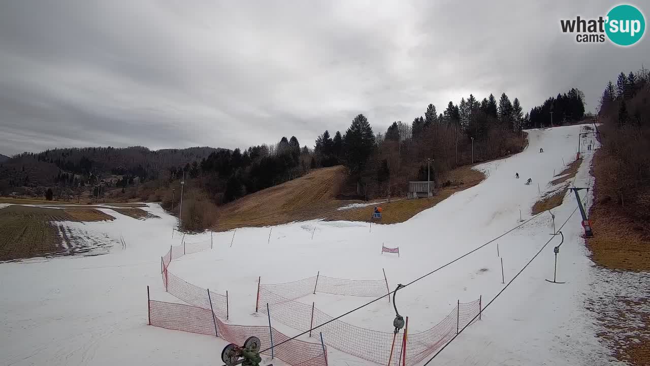 Webcam Smučišče Senožeta – Stazione sciistica a Srednja Vas vicino Bohinj