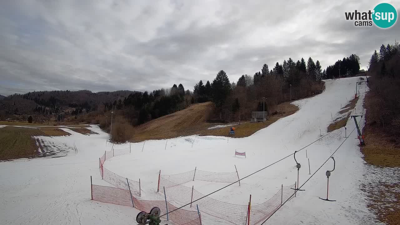 Webcam Smučišče Senožeta – Station de ski à Srednja Vas près de Bohinj