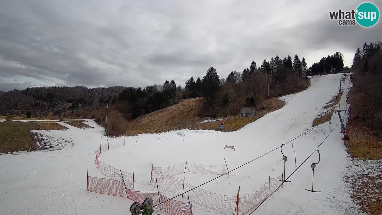 Webcam Smučišče Senožeta – Station de ski à Srednja Vas près de Bohinj