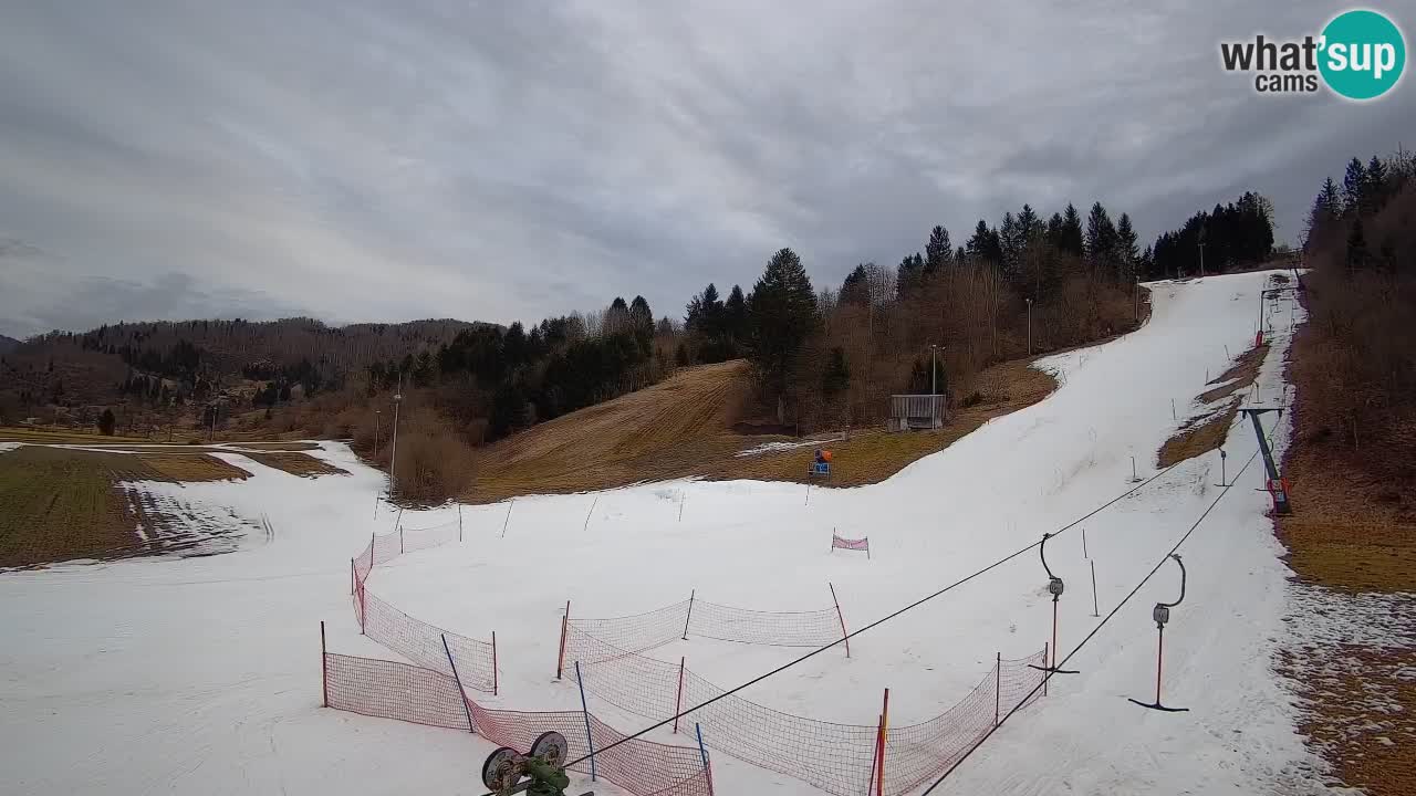 Webcam Smučišče Senožeta – Station de ski à Srednja Vas près de Bohinj