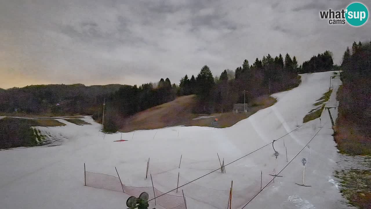 Cámara web Smučišče Senožeta – Estación de esquí en Srednja Vas cerca de Bohinj