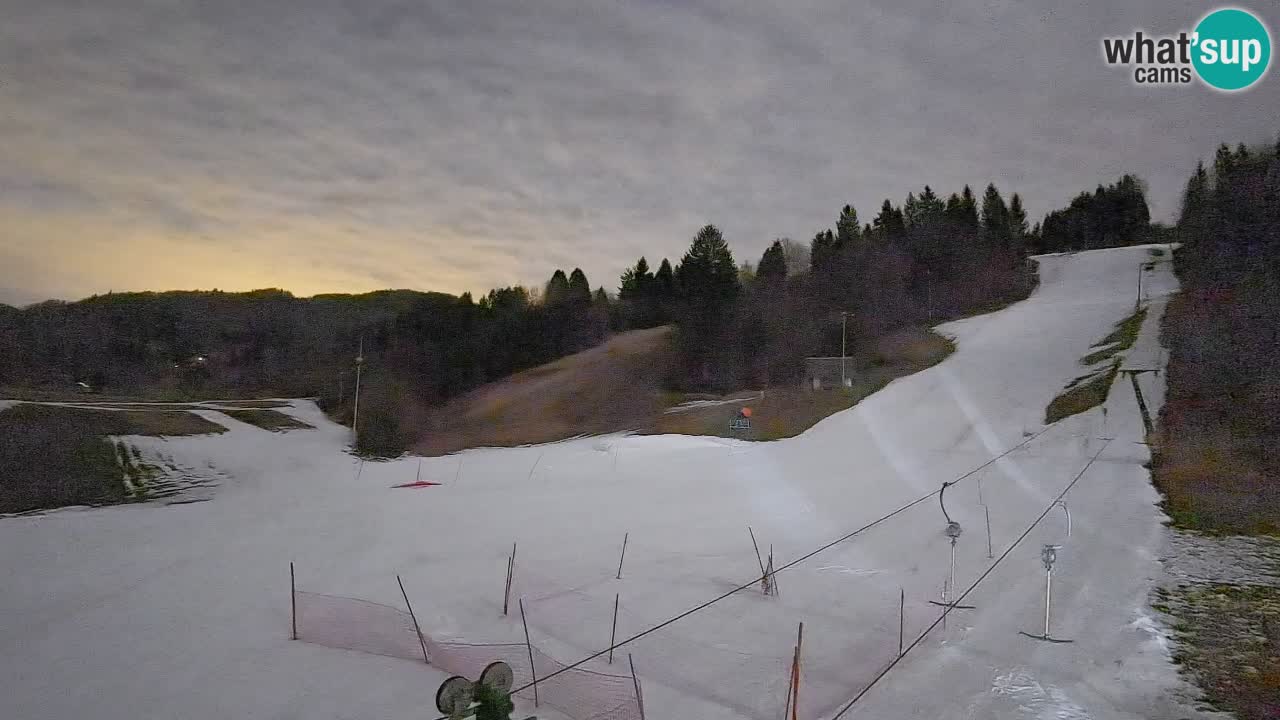 Webcam Smučišče Senožeta – Ski Resort Live View near Bohinj