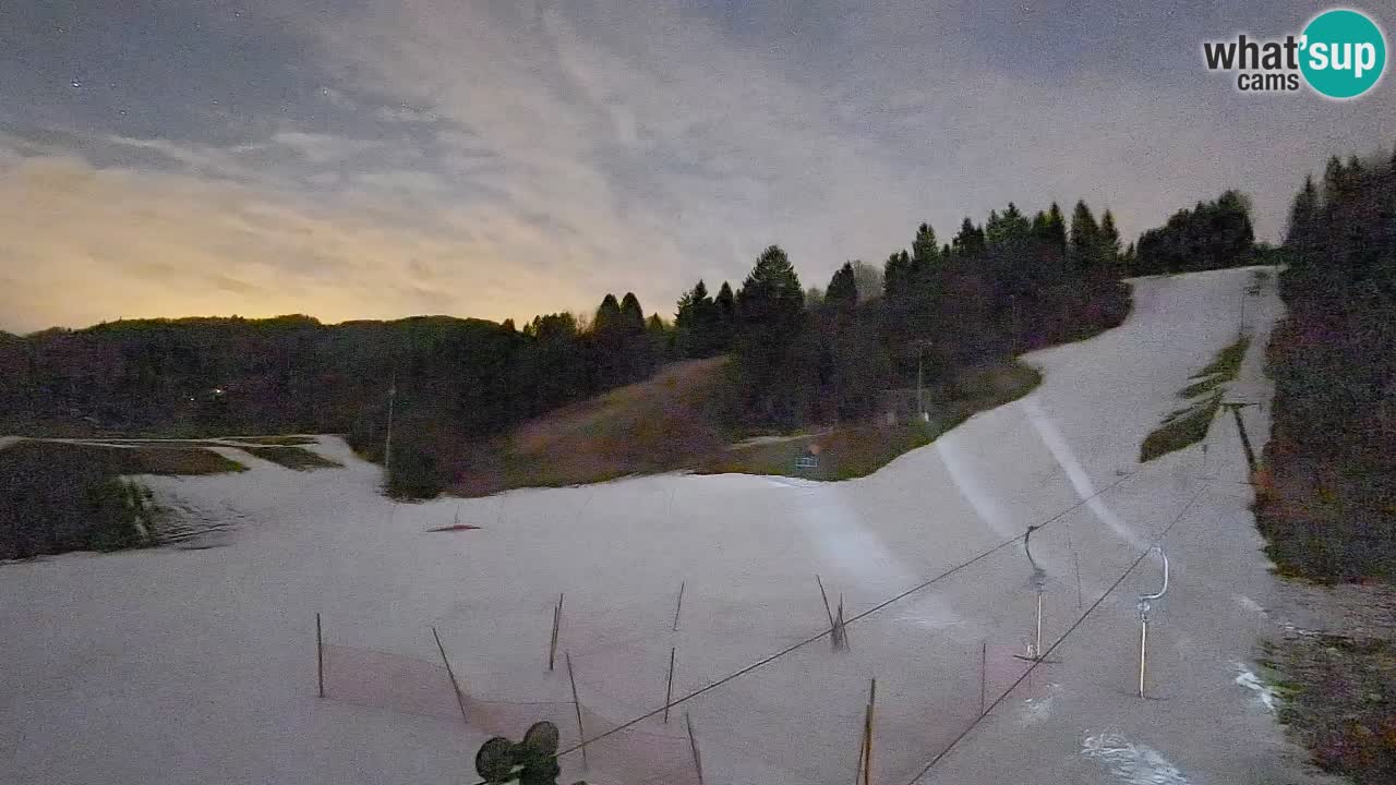 Webcam Smučišče Senožeta – Ski Resort Live View near Bohinj