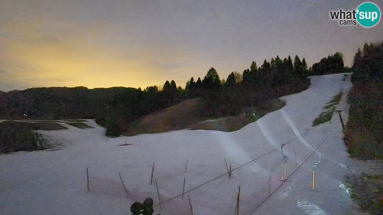 Webcam Smučišče Senožeta – Station de ski à Srednja Vas près de Bohinj