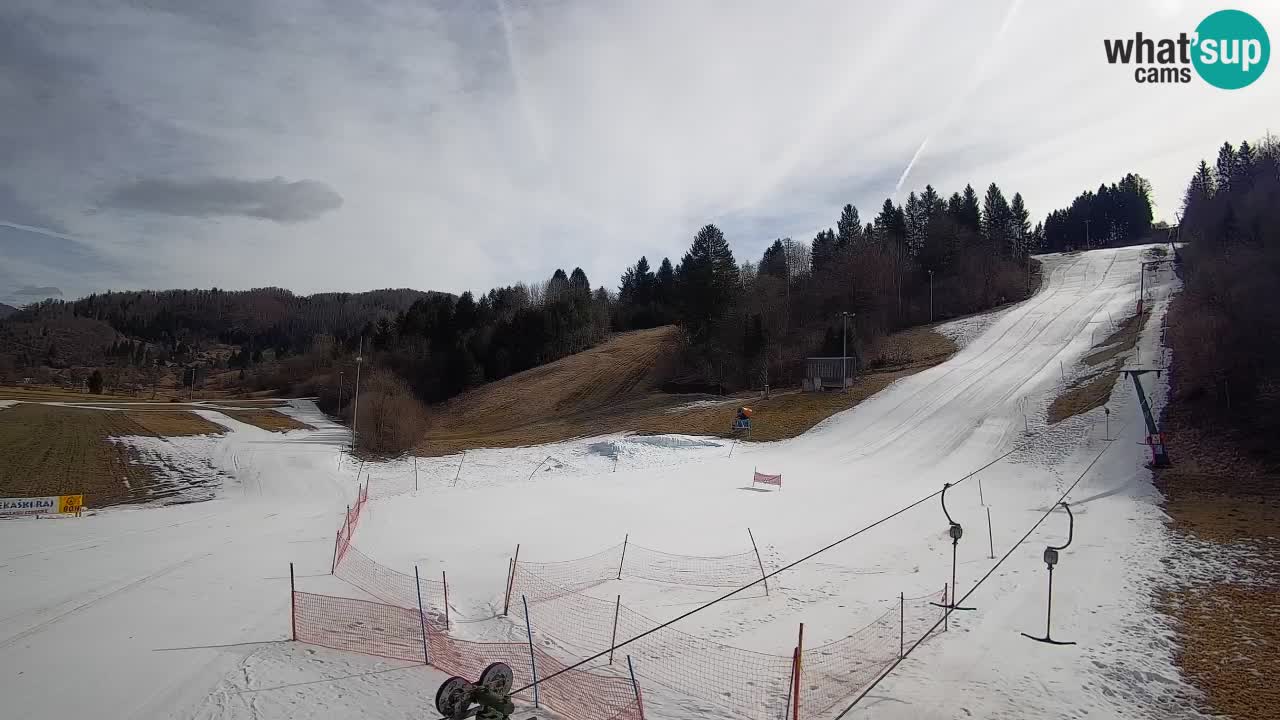 Webcam Smučišče Senožeta – Station de ski à Srednja Vas près de Bohinj