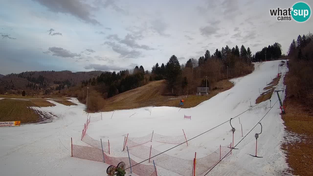 Webcam Smučišče Senožeta – Ski Resort Live View near Bohinj