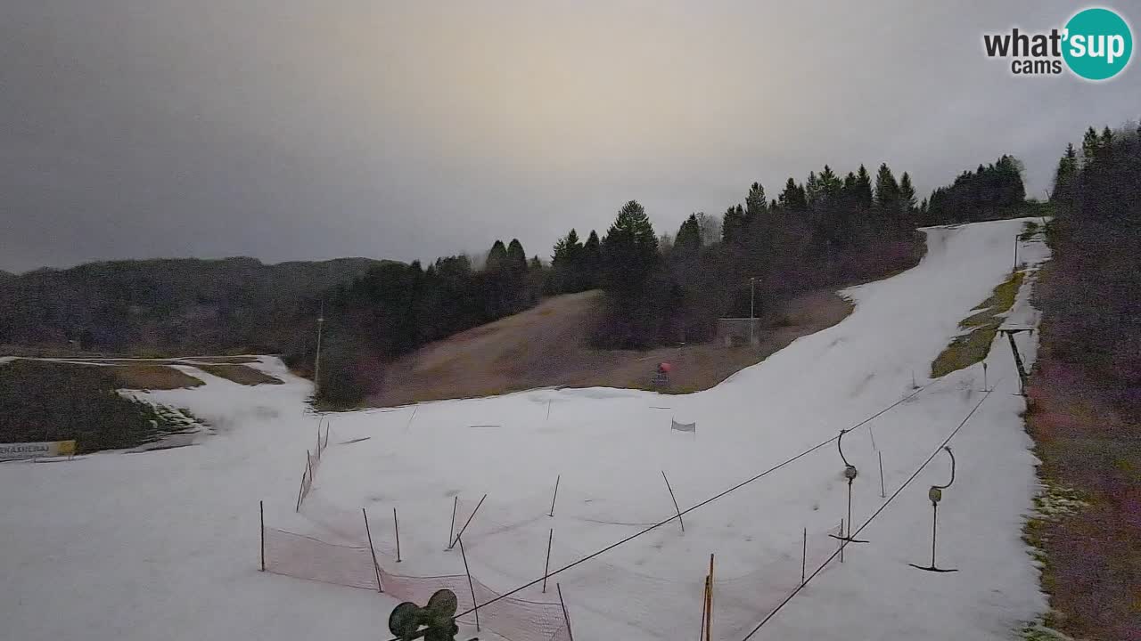 Webcam Smučišče Senožeta – Ski Resort Live View near Bohinj