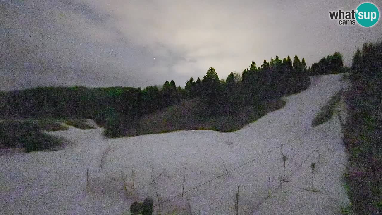 Webcam Smučišče Senožeta – Stazione sciistica a Srednja Vas vicino Bohinj