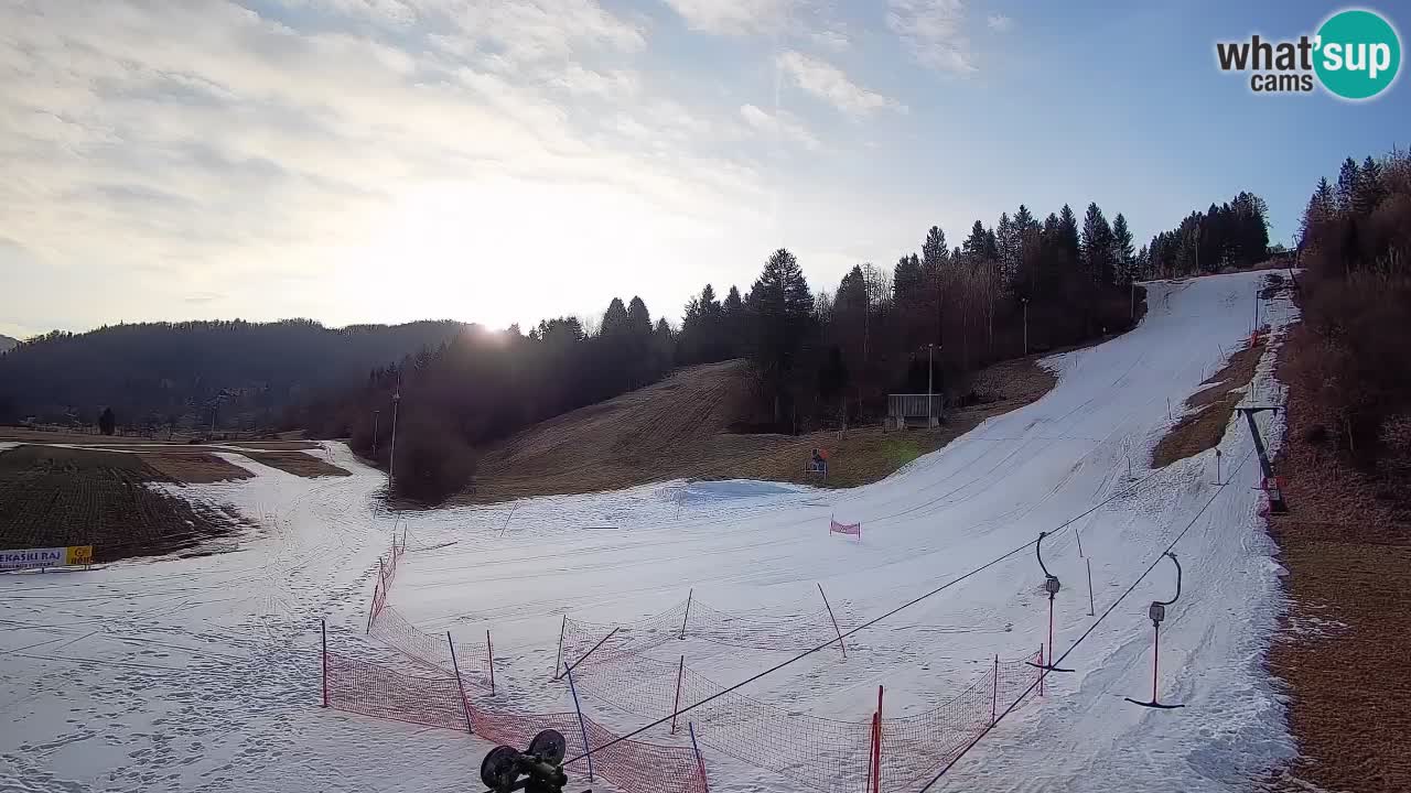 Webcam Smučišče Senožeta – Stazione sciistica a Srednja Vas vicino Bohinj