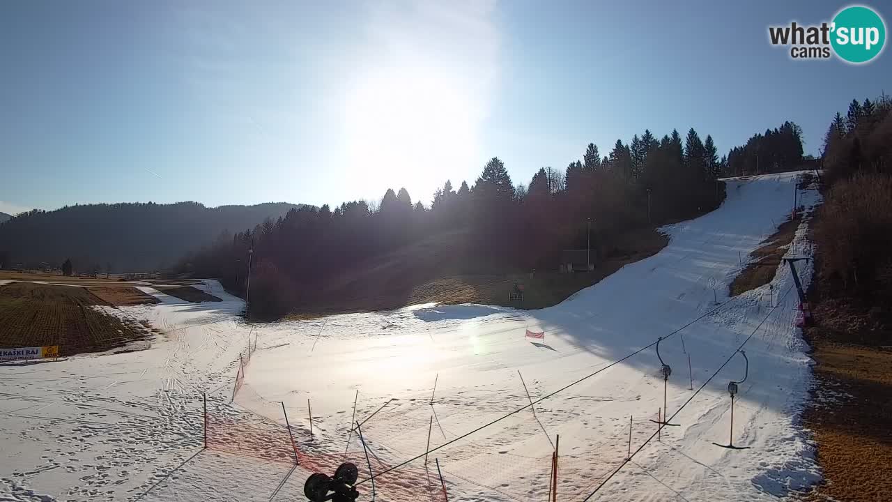 Spletna kamera Smučišče Senožeta – smučarsko središče v Srednji vasi pri Bohinju