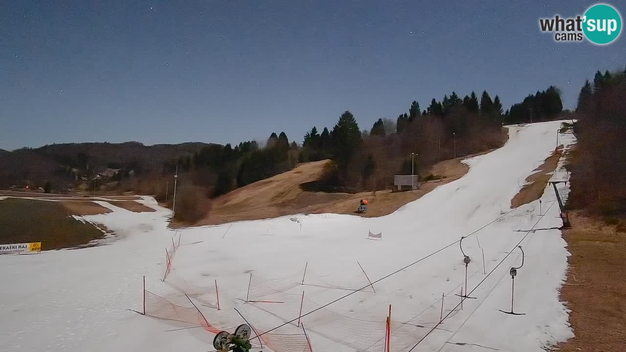Webcam Smučišče Senožeta – Ski Resort Live View near Bohinj