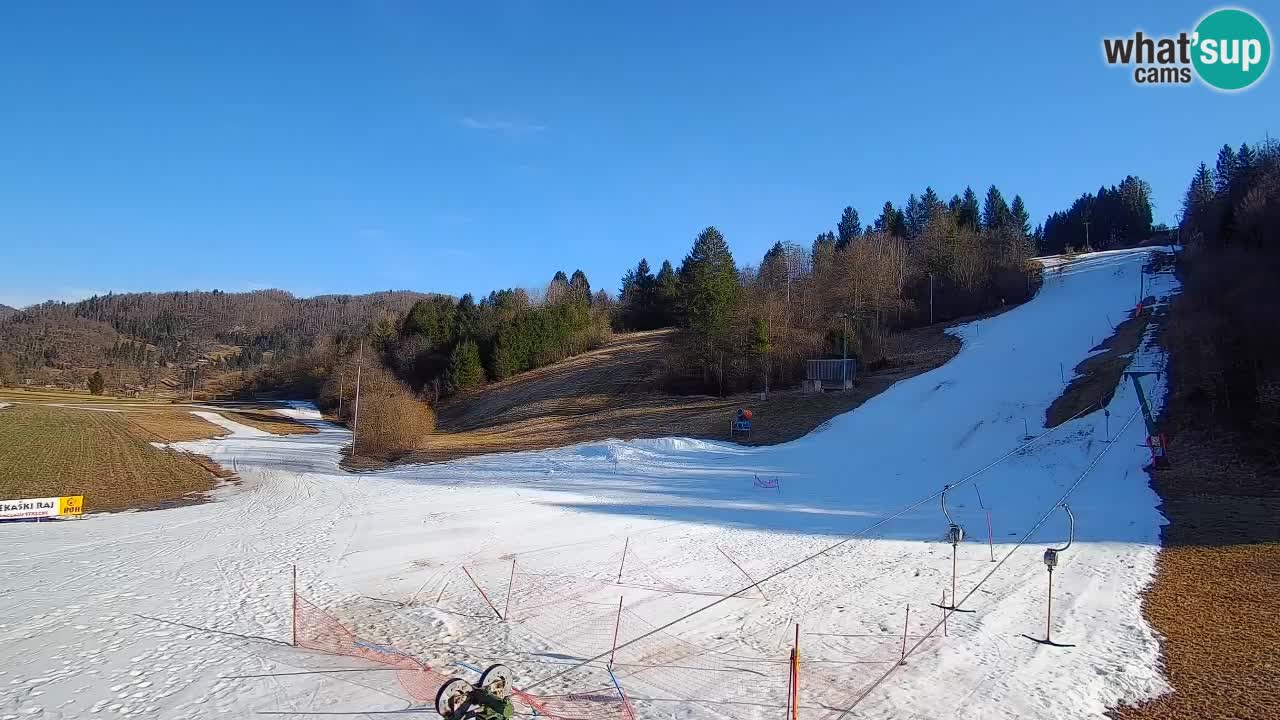 Webcam Smučišče Senožeta – Ski Resort Live View near Bohinj
