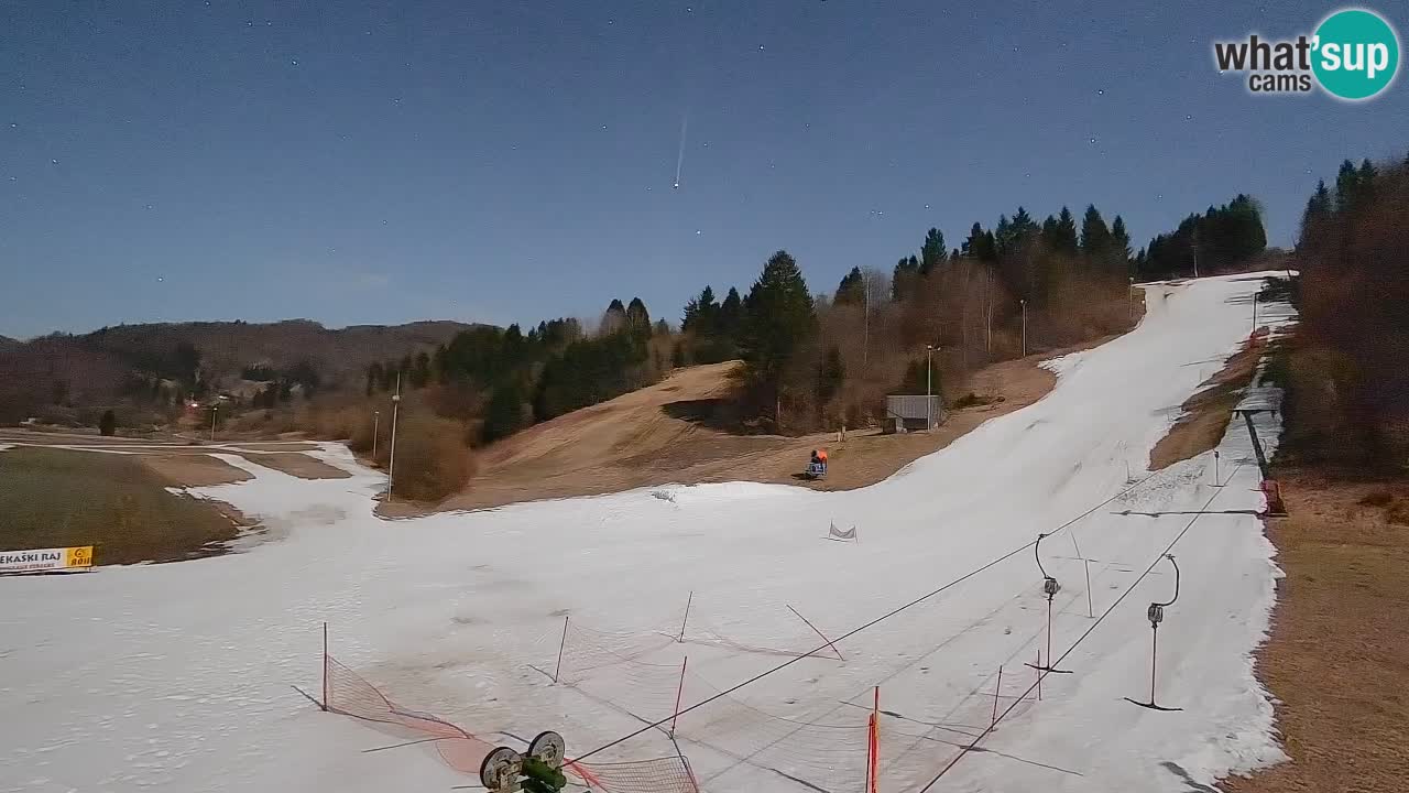 Webcam Smučišče Senožeta – Ski Resort Live View near Bohinj