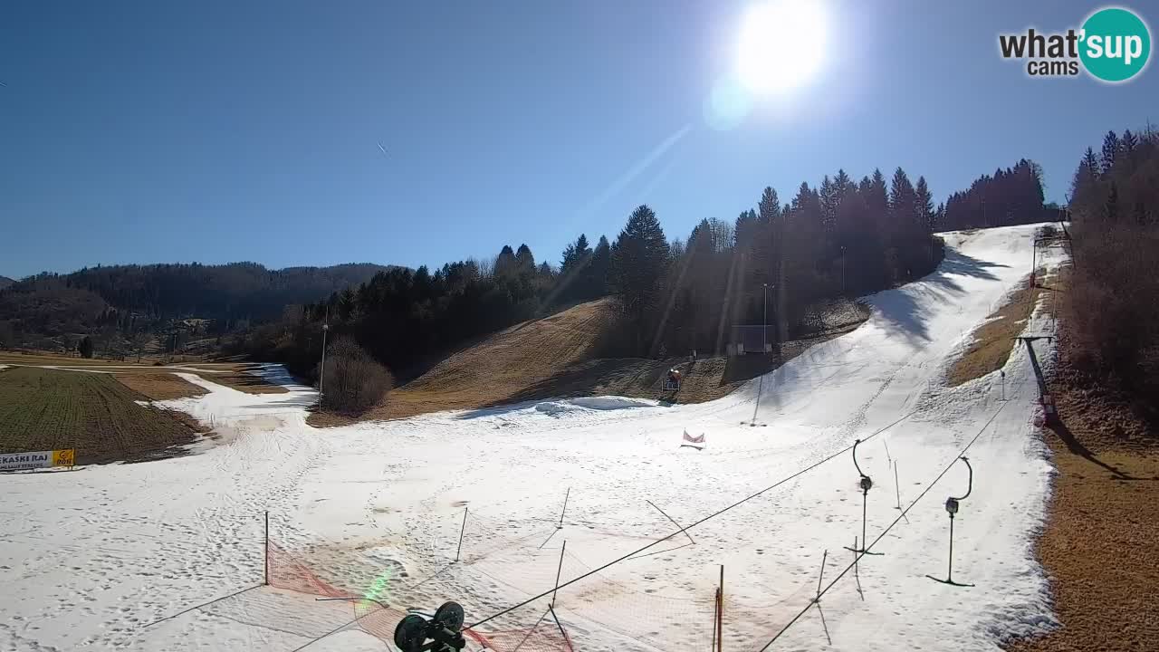 Webcam Smučišče Senožeta – Ski Resort Live View near Bohinj