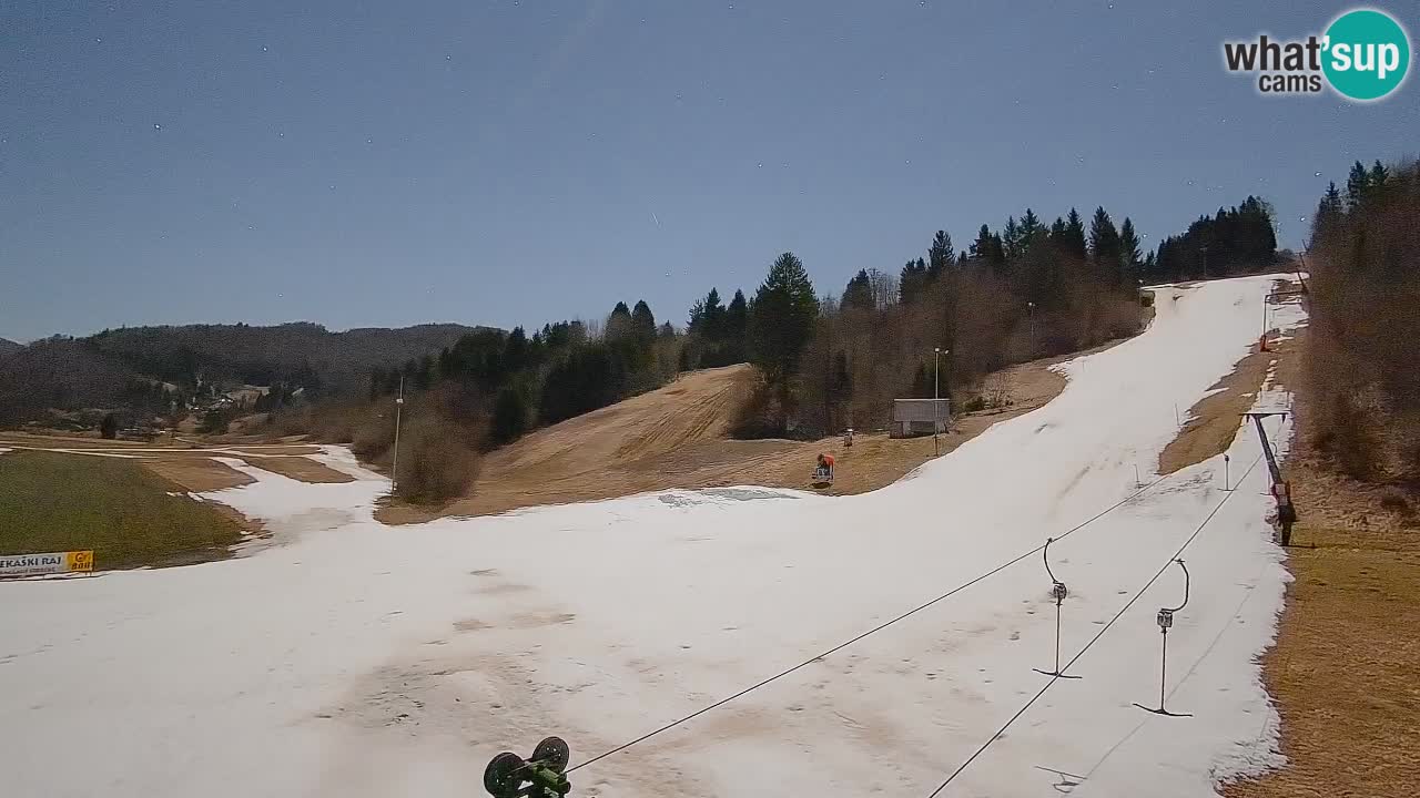 Web kamera Smučišče Senožeta – Skijalište u Srednjoj Vasi kod Bohinja