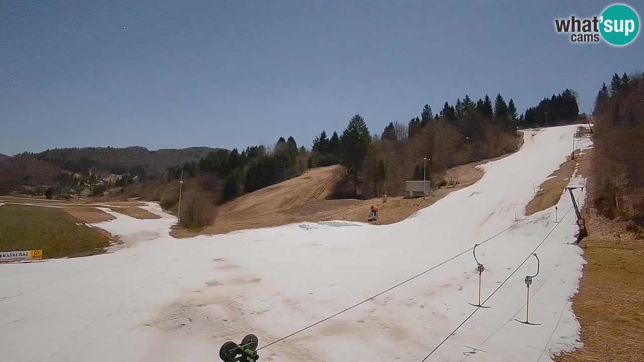 Webcam Smučišče Senožeta – Ski Resort Live View near Bohinj