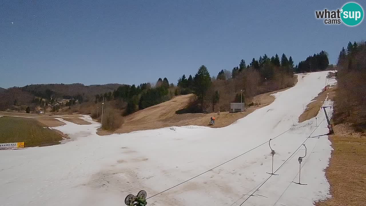 Webcam Smučišče Senožeta – Ski Resort Live View near Bohinj