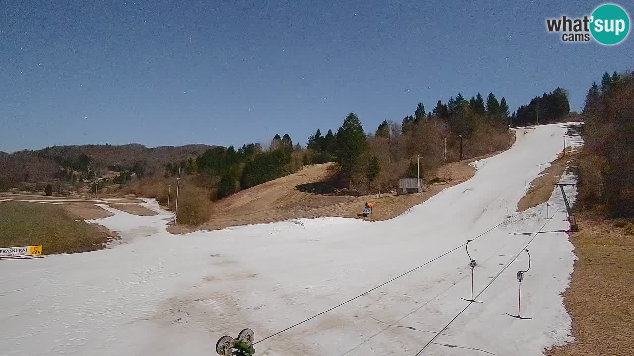 Webcam Smučišče Senožeta – Station de ski à Srednja Vas près de Bohinj