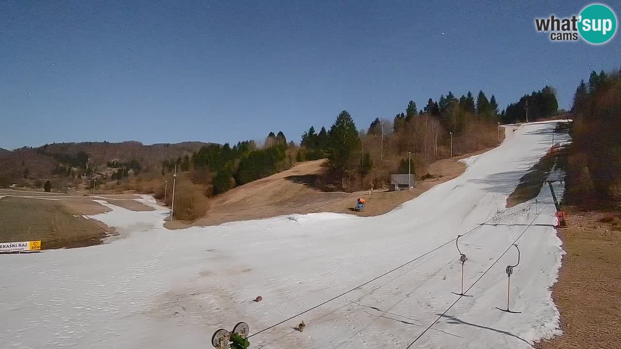 Webcam Smučišče Senožeta – Ski Resort Live View near Bohinj