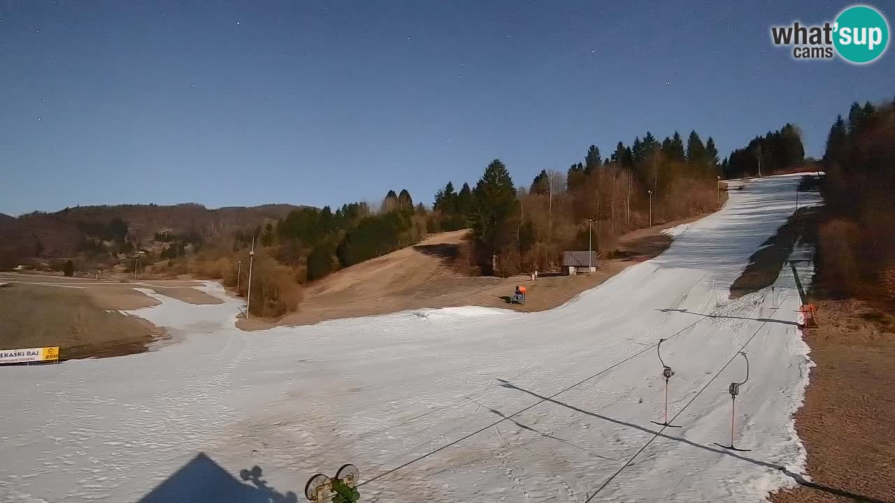 Webcam Smučišče Senožeta – Stazione sciistica a Srednja Vas vicino Bohinj