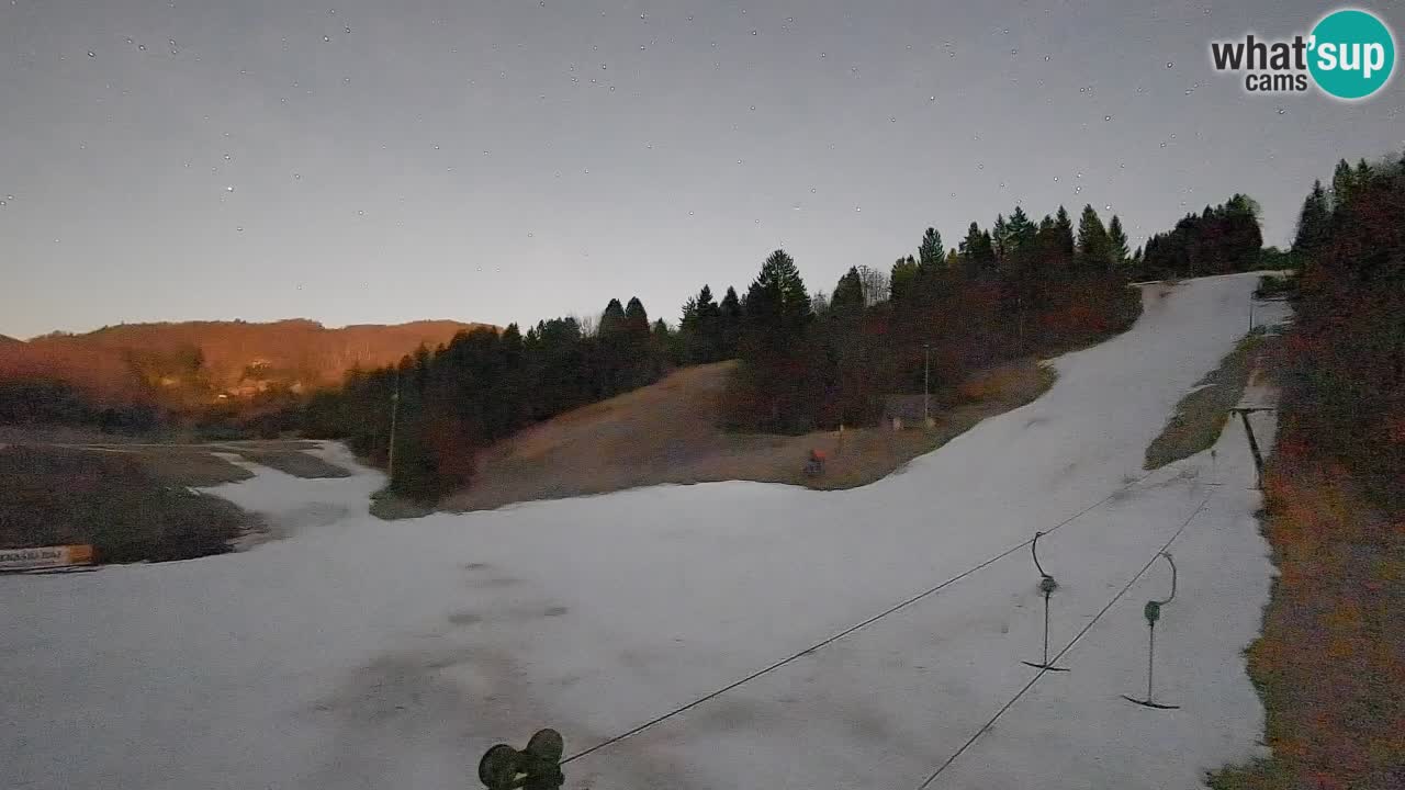 Webcam Smučišče Senožeta – Ski Resort Live View near Bohinj