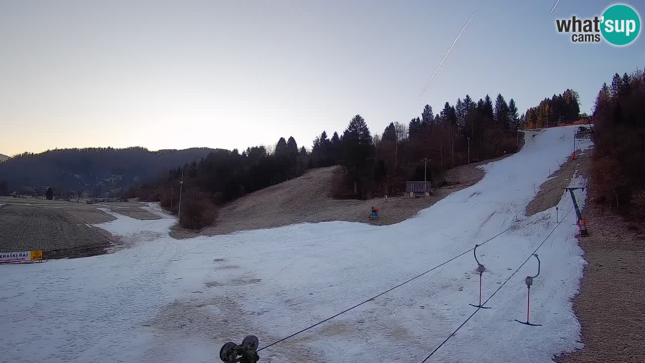 Webcam Smučišče Senožeta – Ski Resort Live View near Bohinj