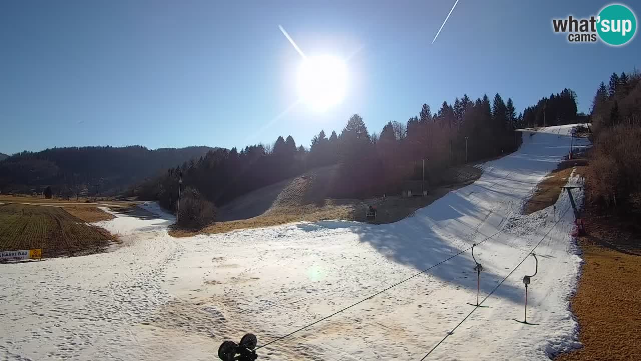 Webcam Smučišče Senožeta – Ski Resort Live View near Bohinj