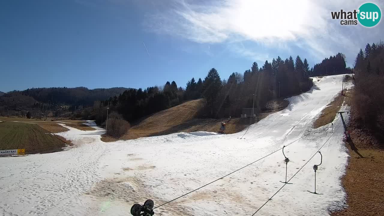Webcam Smučišče Senožeta – Ski Resort Live View near Bohinj