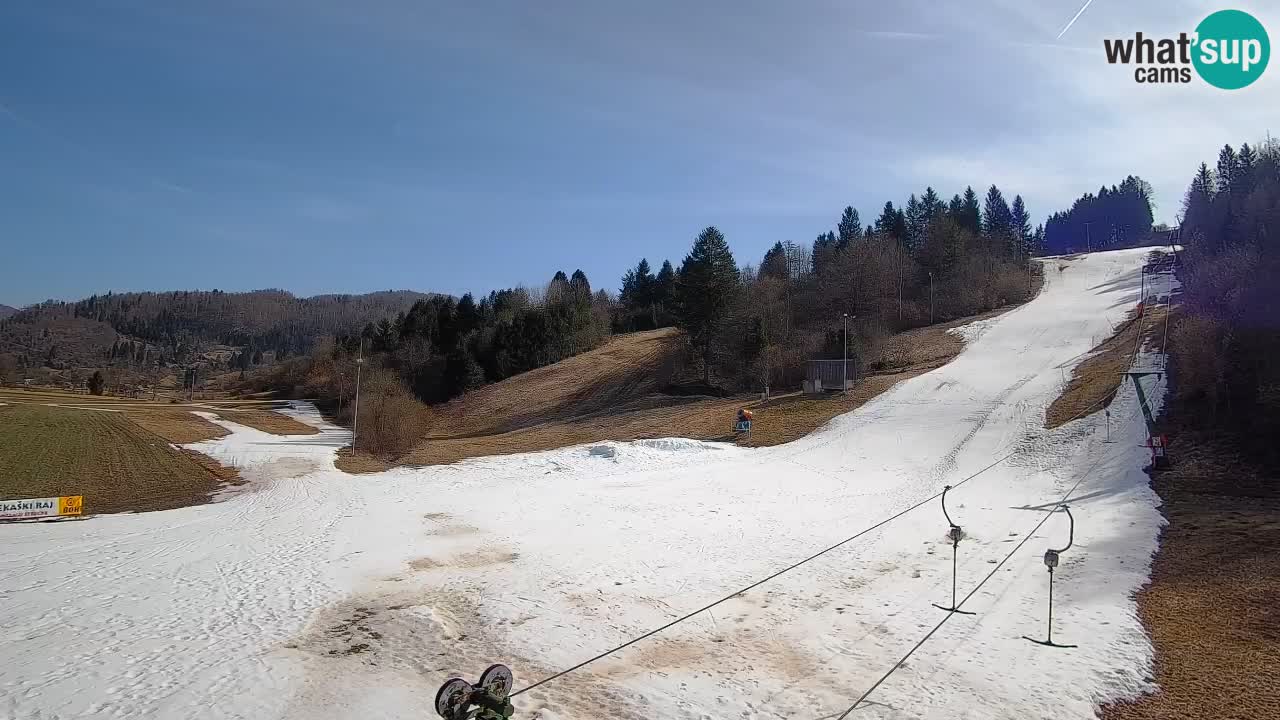 Webcam Smučišče Senožeta – Ski Resort Live View near Bohinj