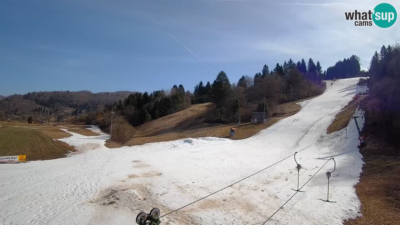 Webcam Smučišče Senožeta – Stazione sciistica a Srednja Vas vicino Bohinj