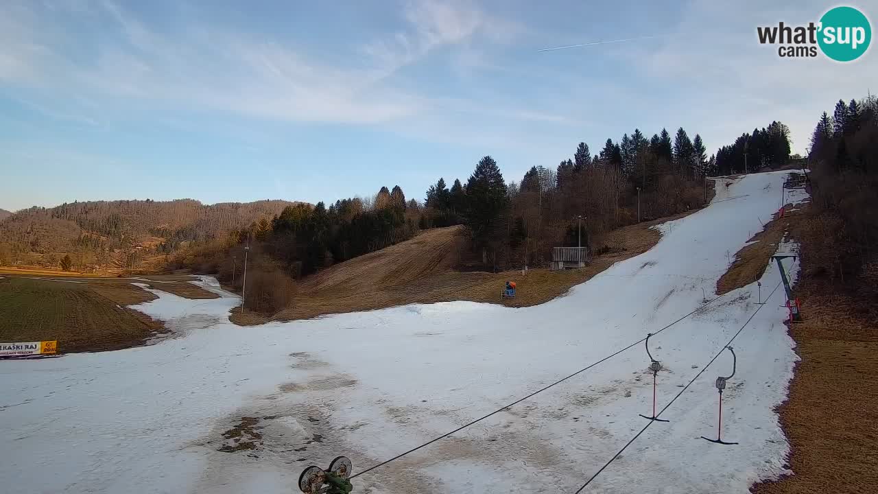 Webcam Smučišče Senožeta – Ski Resort Live View near Bohinj
