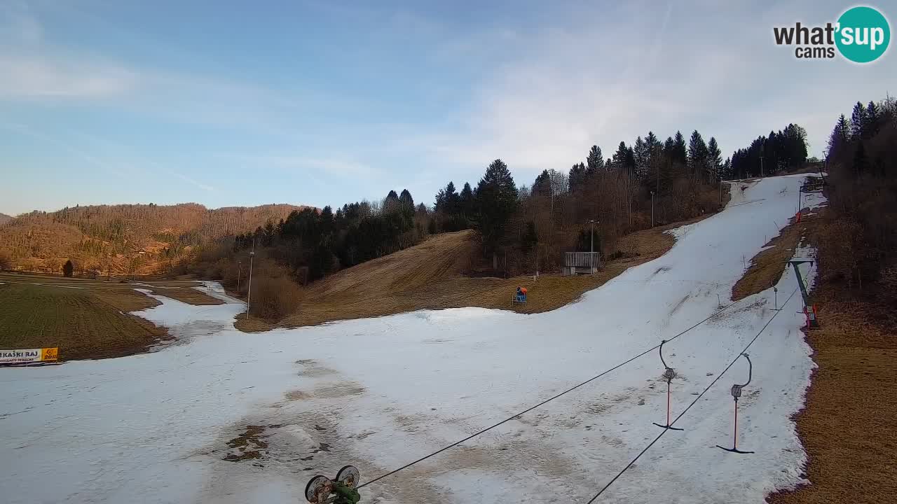 Webcam Smučišče Senožeta – Stazione sciistica a Srednja Vas vicino Bohinj