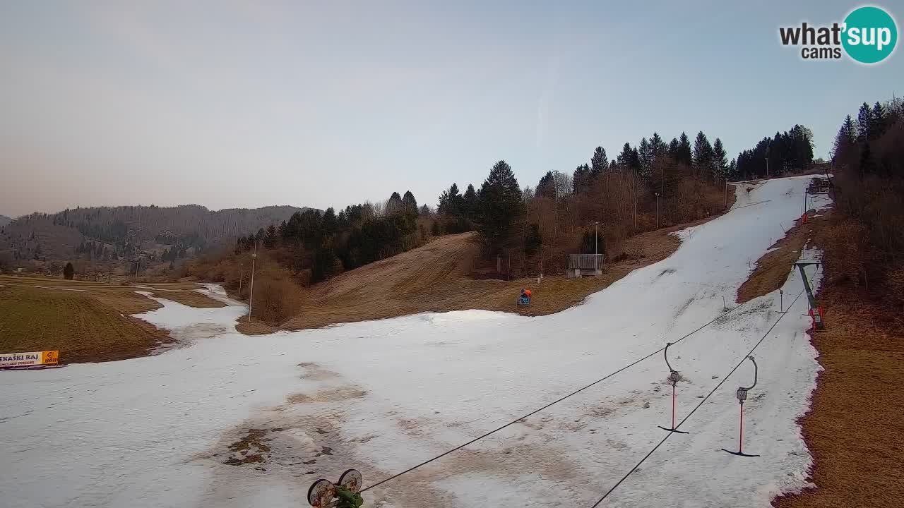 Webcam Smučišče Senožeta – Station de ski à Srednja Vas près de Bohinj
