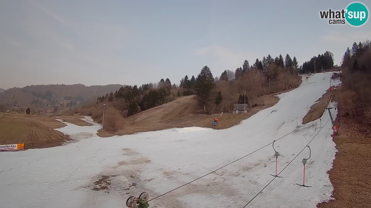 Webcam Smučišče Senožeta – Station de ski à Srednja Vas près de Bohinj