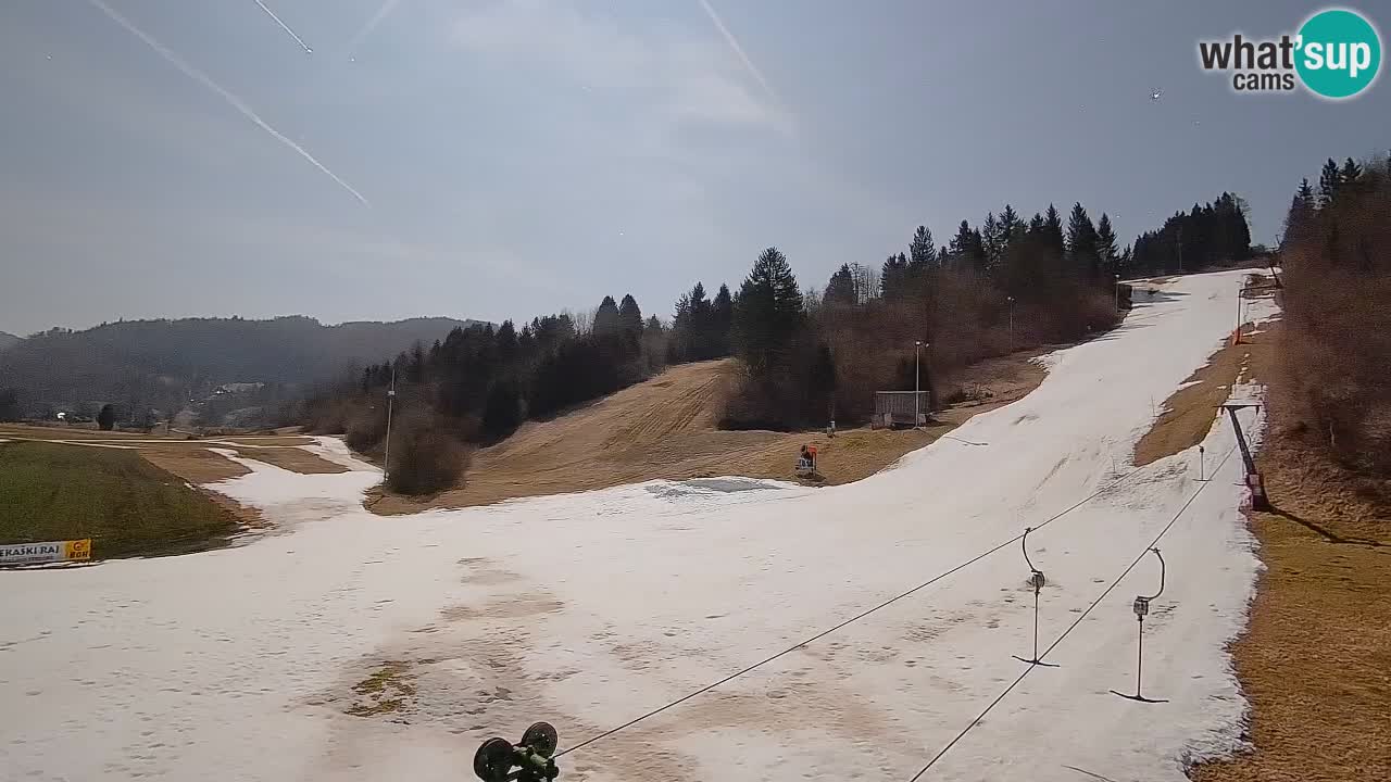 Web kamera Smučišče Senožeta – Skijalište u Srednjoj Vasi kod Bohinja