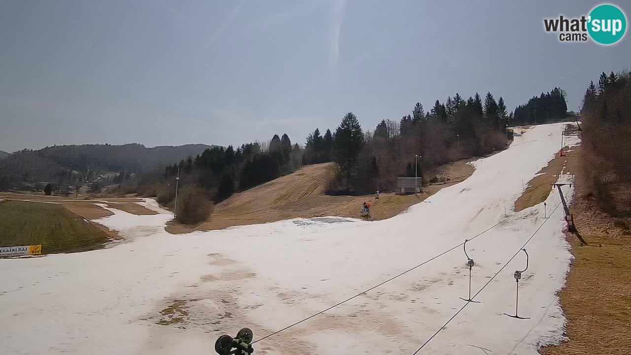 Webcam Smučišče Senožeta – Stazione sciistica a Srednja Vas vicino Bohinj