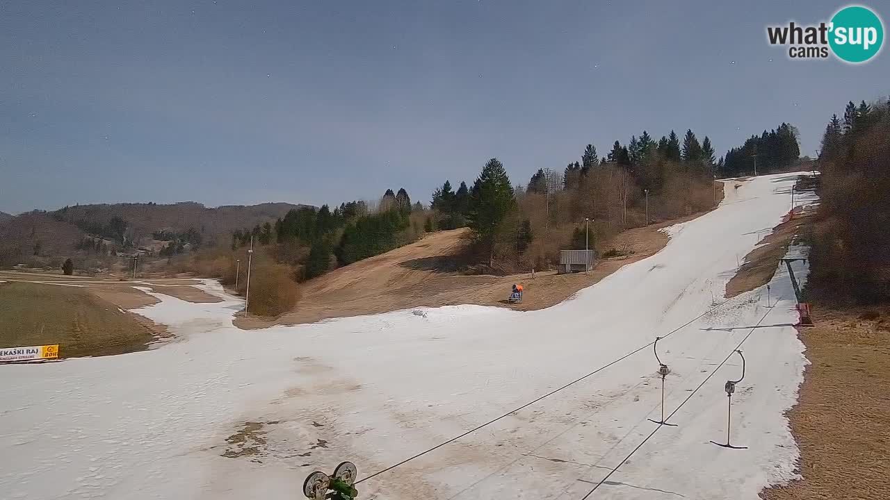 Web kamera Smučišče Senožeta – Skijalište u Srednjoj Vasi kod Bohinja