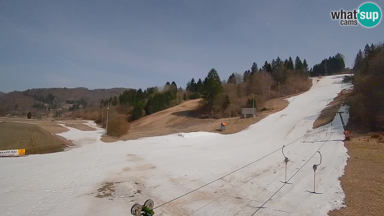 Web kamera Smučišče Senožeta – Skijalište u Srednjoj Vasi kod Bohinja