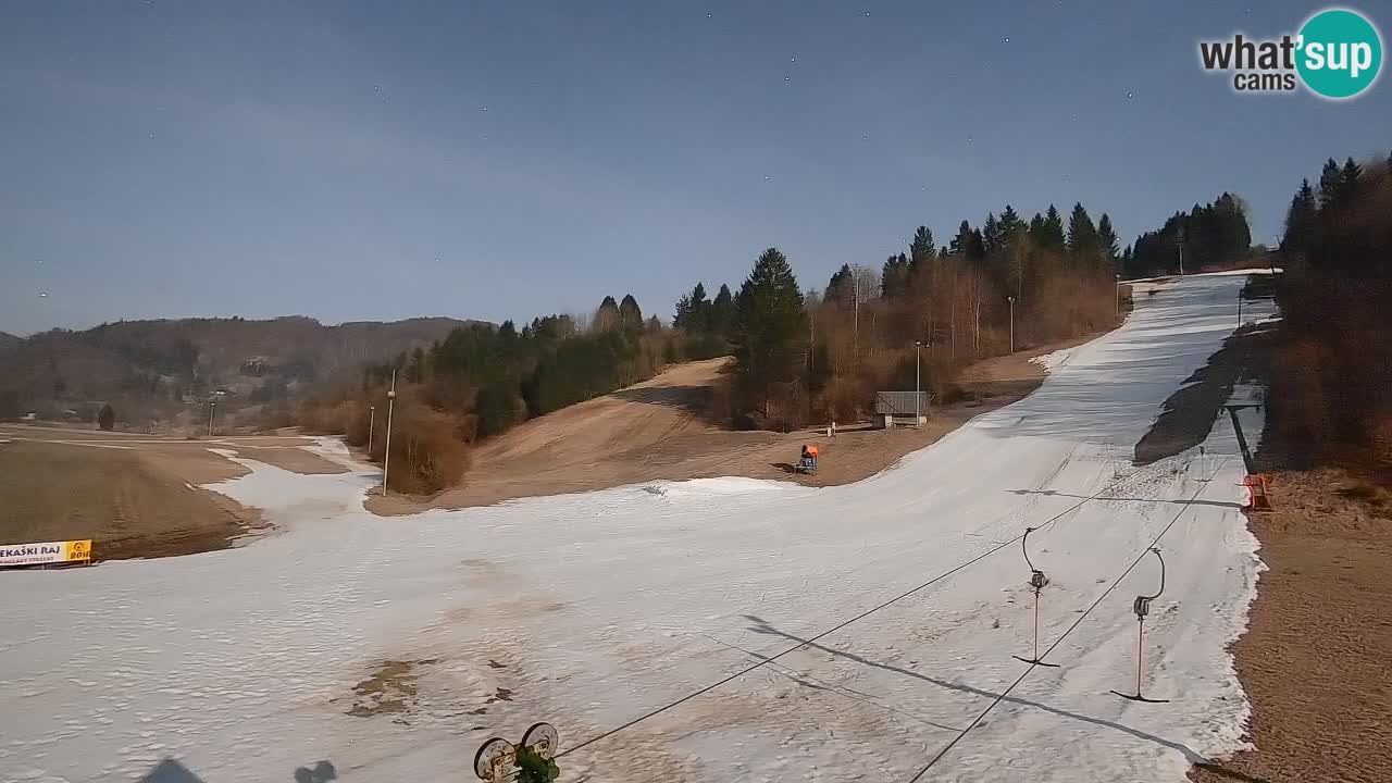 Webcam Smučišče Senožeta – Ski Resort Live View near Bohinj
