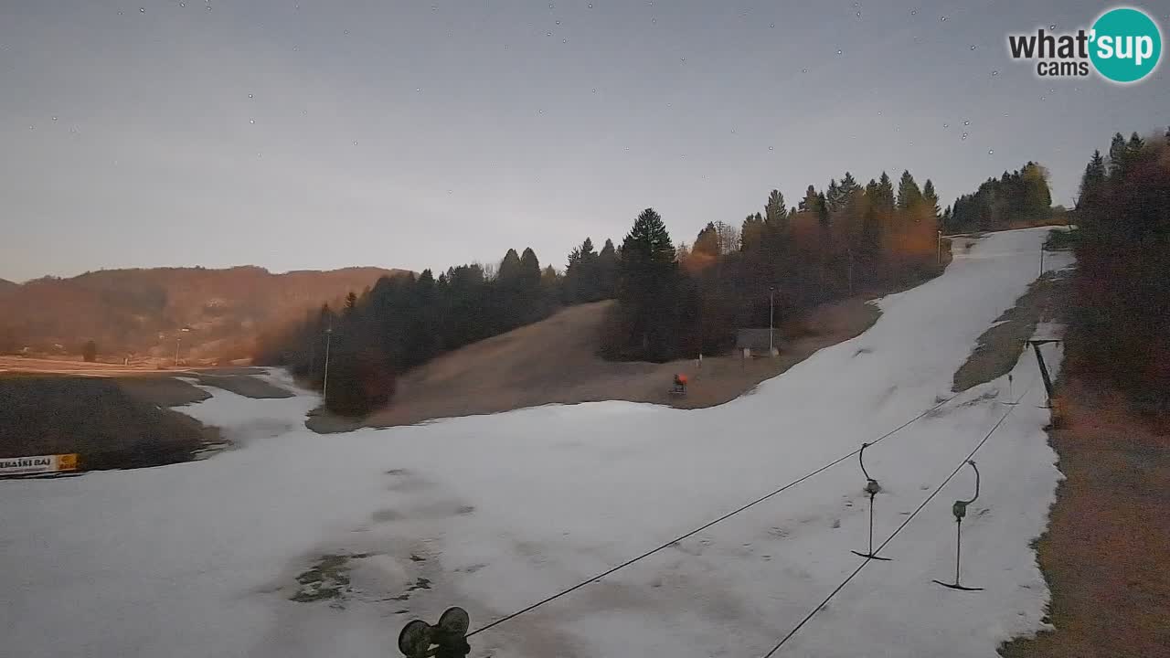 Webcam Smučišče Senožeta – Ski Resort Live View near Bohinj