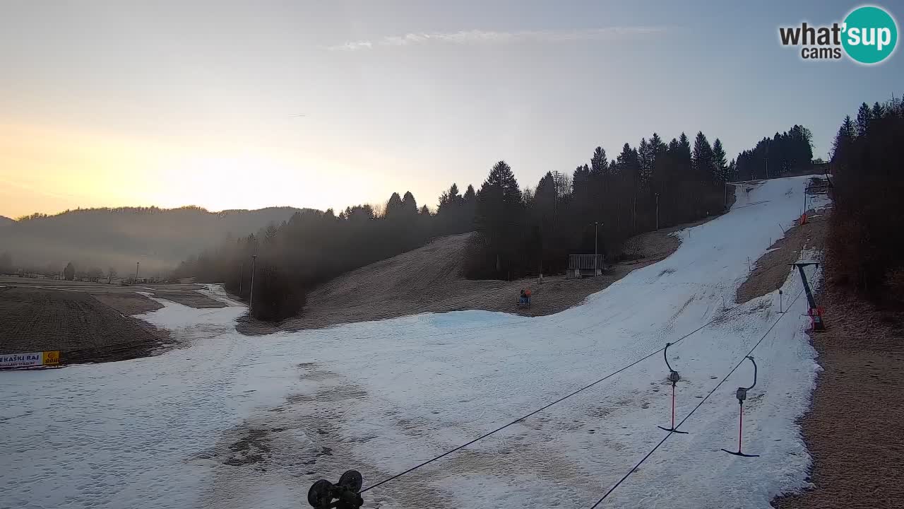 Webcam Smučišče Senožeta – Stazione sciistica a Srednja Vas vicino Bohinj