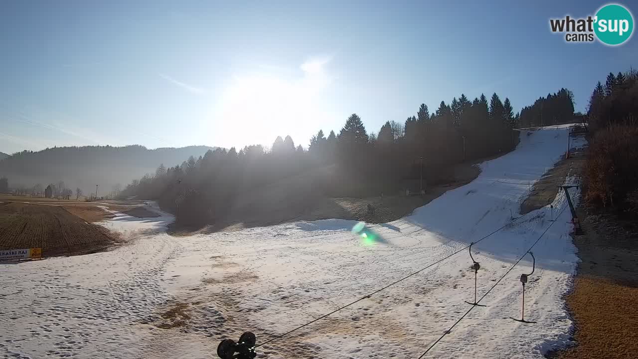 Webcam Smučišče Senožeta – Stazione sciistica a Srednja Vas vicino Bohinj