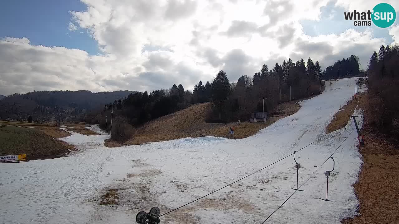 Webcam Smučišče Senožeta – Ski Resort Live View near Bohinj