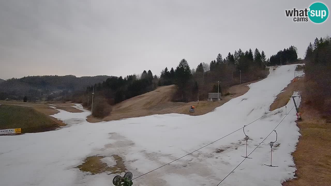 Cámara web Smučišče Senožeta – Estación de esquí en Srednja Vas cerca de Bohinj