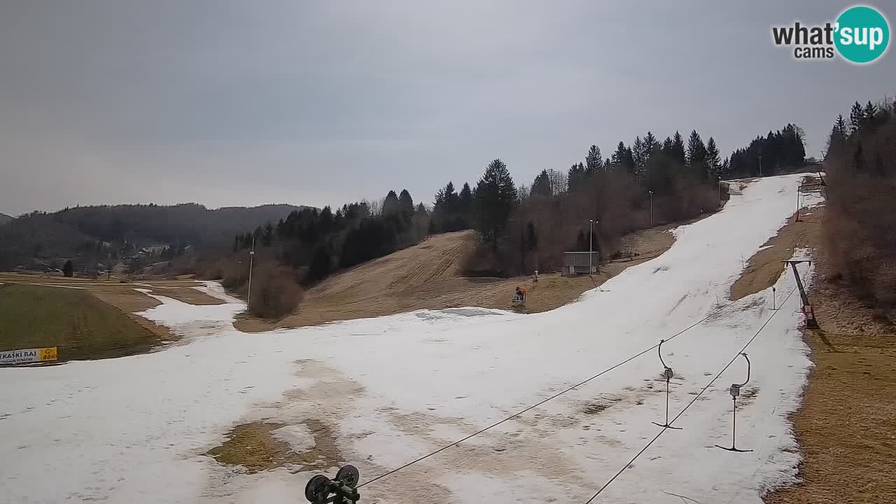 Webcam Smučišče Senožeta – Ski Resort Live View near Bohinj